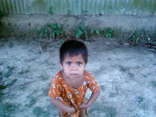 Hello World ! - A little girl,who don't know the world,and even dont know wha't is waiting for her in the upcoming day.Is it possible to us to give her a secure world, the minimum right's to live.Because she(All the children like her ) don't want more!
