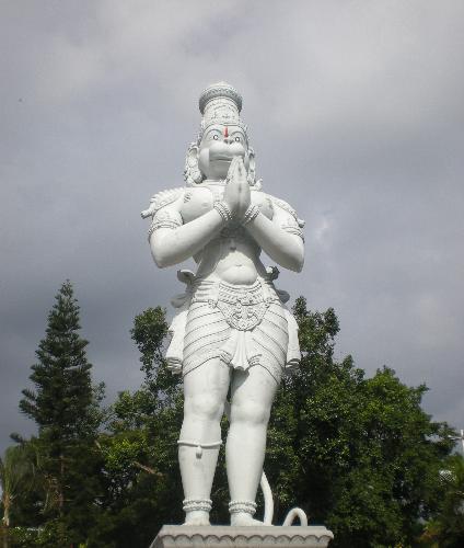 Shri Hanumaan ji - This is a photograph of Shri Hanumaan ji on the way to shri Tirupati Shrine.