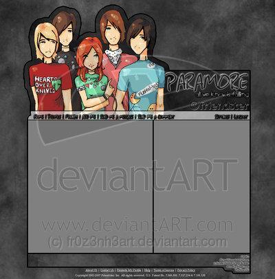 paramore - cartoon paramore pic. Its really cute!