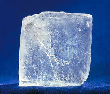 a 'cube' of salt - salt under magnification