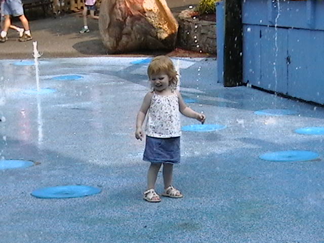 water evry where - There was this circle that shot water up from the ground and my daughter loved it. She played in the water for about a hour. She loved that more than any thing else that we did on the vaction.