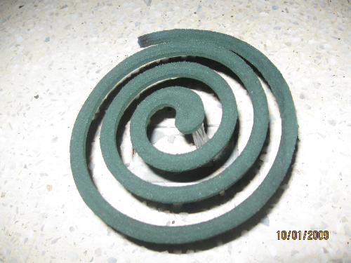 mosquito coil - this is what i light to drive away mosquitoes.