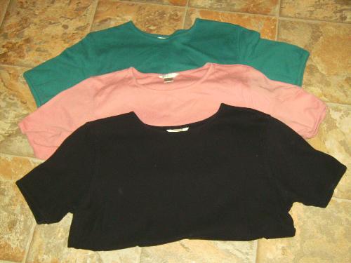 shirts - short sleeved t- shirts in various colors