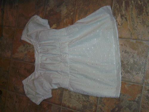 Shirt - White Shirt with belt