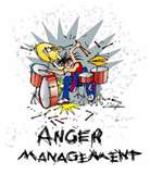 Anger management - Managing your anger is harder to con-cor than being hated for being the nasty guy.The real tough ones are the ones who can blow a angry person off .Without batting a eye lash.