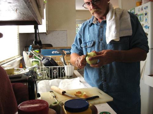 A Busy Man - I love my apples. It's the work of them I hate./ A Busy Man - I love my apples. It's the work of them I hate./