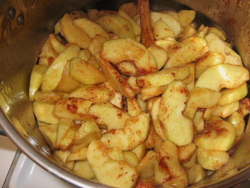 Apples - Froze a large pot of this Wednsday 9-30