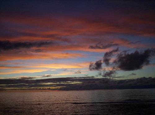 sunset - north shore, oahu, hawaii sunset