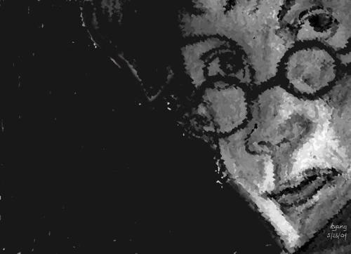 i love harry potter, not daniel radcliffe. - i have nothing against daniel radcliffe, am just trying to separate his identity from harry. i drew it sometime in 2004 or 2005.