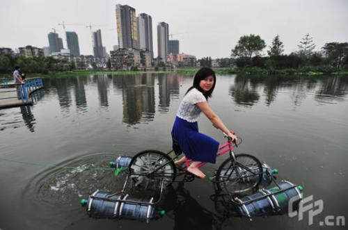 Amphibious Bike - Water bike.