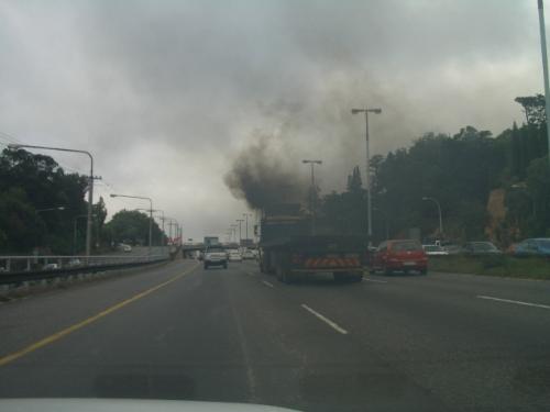 Pollution - Pollution from vehicles causing deep trouble to nature.