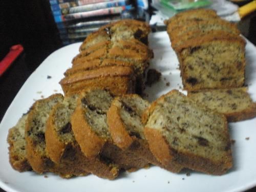 banana bread - banana is a delicious fruit and you can make a delicious cake from it