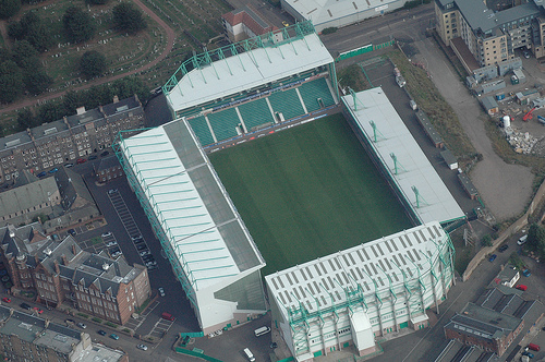 easter road - home of hibernian football club