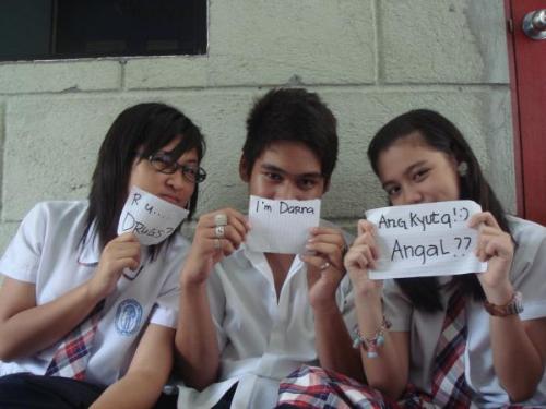 school friends - this is my daughter with her school friends