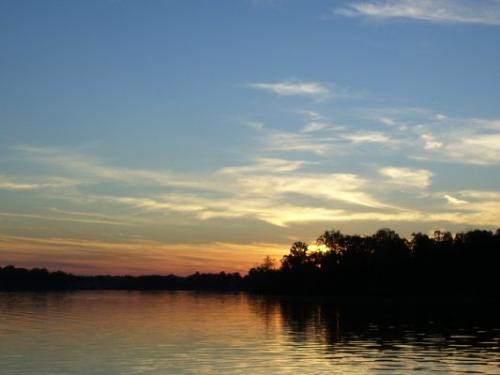 Nature at it's Finest - Sunset at Lake - this sunset was photographed over Wolf Lake in southern michigan