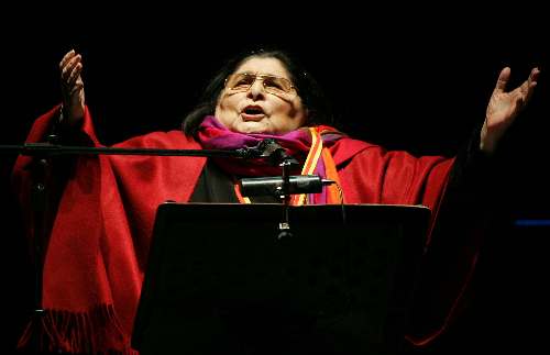 Mercedes Sosa - Mercedes Sosa was a singer of popular and folk music of Argentina and unfortunately died on October 4 this year 2009. Shes music is a legacy for humanity