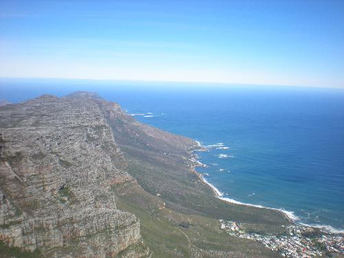 Table Mountain, Cape Town - Finally had the chance to go up to Table Mountain. T'was a fantastic view of the whole city up there. Not much winds, blue skies. A perfect day.
