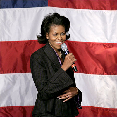 Michell - Have you ever imagine what it would be like if first ladies are in a movie, like Mrs. Obama?