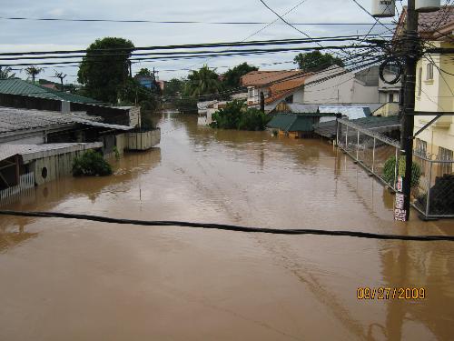 Ondoy's Wrath - A view of my place from my terrace, the day after Ondoy's wrath.