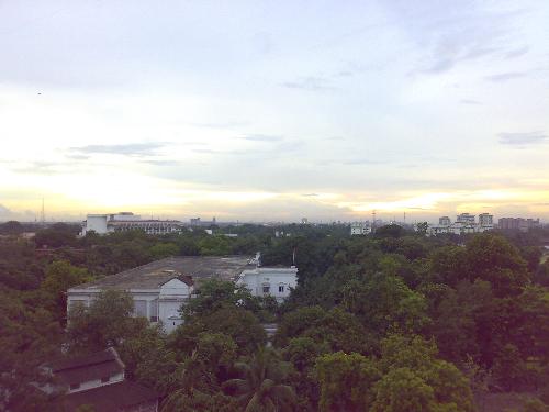 india - india, kolkata, topest view of SSKM hospital