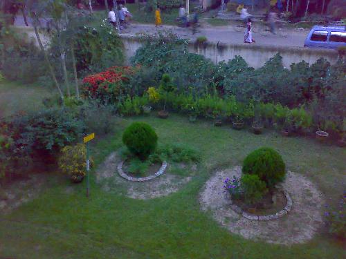 india - india, tarokeswar, a garden