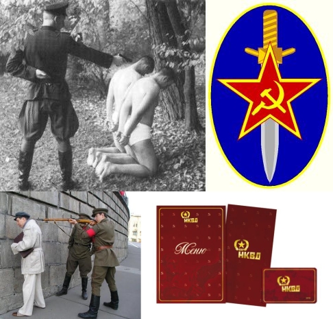 checka ogpu nkvd kgb - Soviet Union secret services ... in fact one and the same.