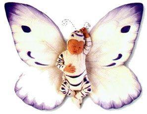white butterfly baby - butterfly baby