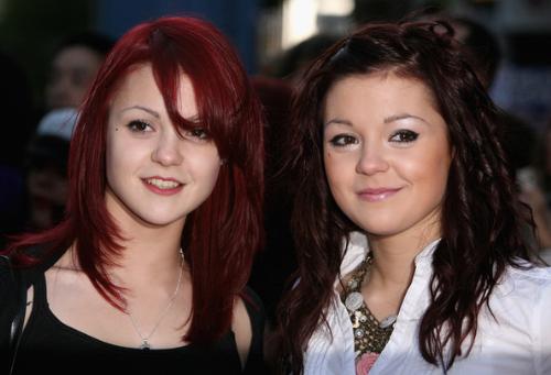 Kathryn and Megan - Kathryn (Emily) and Megan (Katie) Prescott at the UK premiere of Tormented in London.