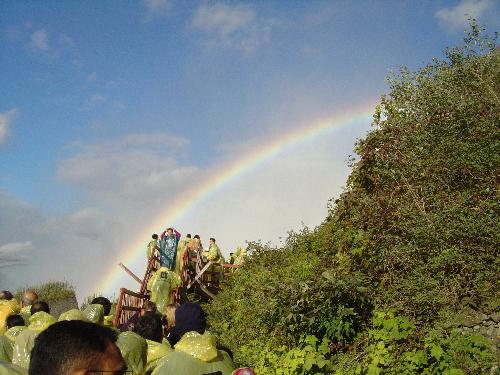 Rain-bow - Viewed at Niagra USA on 04-oct-03