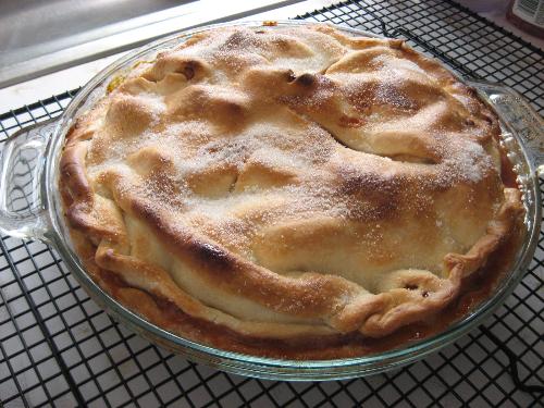 Yummy Looking - Yet another homemade apple pie from my apple trees.