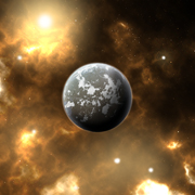 Nice planet - Another planet that I colonized on. It looks pretty nice, but there is not much space for buildings. Good thing I only used it as an Attack Base in the War.