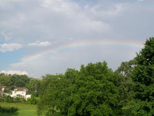 Pergammano's rainbow - Caught it in the nick of time