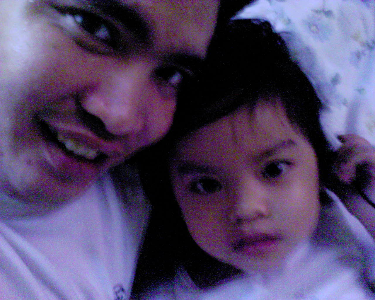 Me and my Little Angel - Me and my beautiful angel. Going to bed already .