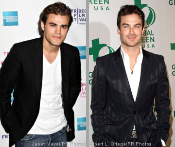 Stefan & Damon - Actors: Paul Wesley plays the role of Stefan & Ian Somerhalder plays Damon.