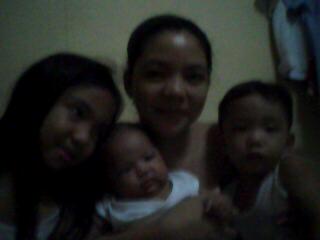 Mommy - This is me with my three kids. The youngest is still 1 month old.