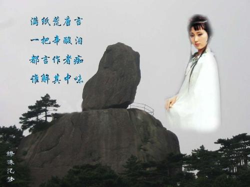 Lin Daiyu - She is one of the protagonists in'A Dream In Red Mansions'also named'The Story Of The Stone',her name is Lin Daiyu.A girl with high self-esteem,frankness,true love,some inferiority complex and so on.
