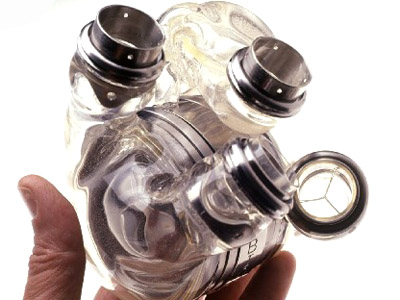 ABIOCOR artificial heart... - this is the ABIOCOR artificial heart...