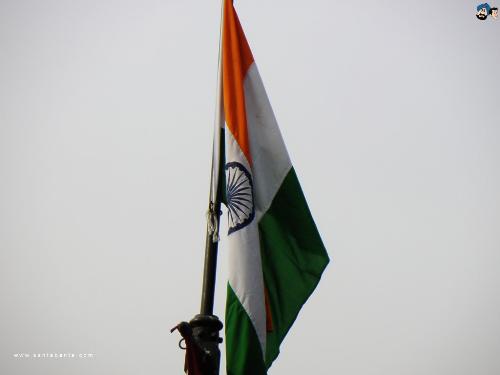 my flag - indian flag is very high