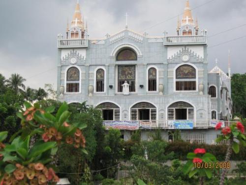 shrine - shrine on top of mountain most visited by pilgrims in southern part of cebu, philippines