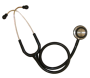 Stethoscope -Medical device - is an acoustic medical device for auscultation, or listening to the internal sounds of an animal body. It is often used to listen to heart sounds. It is also used to listen to intestines and blood flow in arteries and veins. Less commonly, 'mechanic's stethoscopes' are used to listen to internal sounds made by machines, such as diagnosing a malfunctioning automobile engine by listening to the sounds of its internal parts. Stethoscopes can also be used to check scientific vacuum chambers for leaks, and for various other small-scale acoustic monitoring tasks.