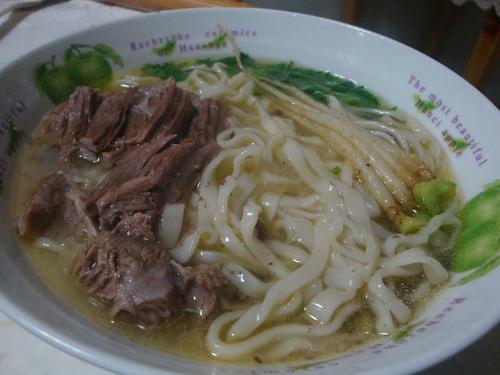 Homemade Noodles - This the noodles I made by hand at home, it is so delicious and we all love it much