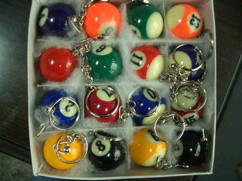 Billiards - I love to play billiards. Here is the set of billiard ball.