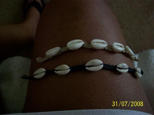 bracelets - Picture of two bracelets that I handmade for my daughter