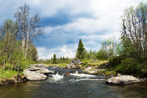 River stream - I took many pictures at this location, was not really too satisfied with any of them, but minutes after taking this one, rain and thunder came down on us and we had to get away A.S.A.P. before we was completely soaked. Great place, looking forward to visit again.