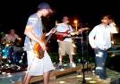 listening music - a band of people singing