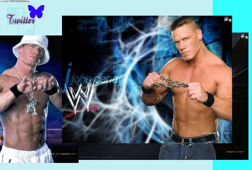 My twitter john cena design  - Here is my design of twitter in which i inserted john cena's pics.Isn't it amazing.