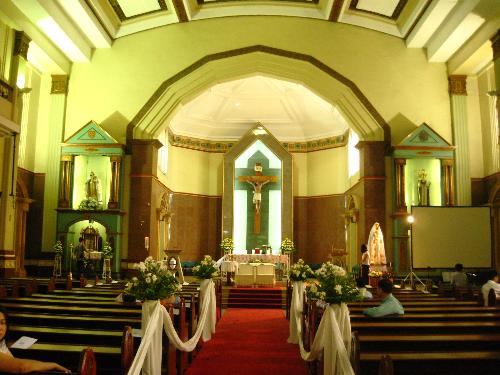 The altar - The church the couple will exchange their vows. Taken at UST Church, Philippines