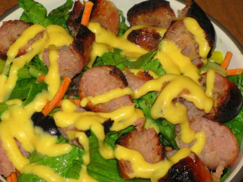 Chicken and Apple Sausage Salad - Natural Food