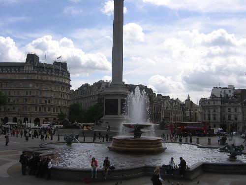 Trafalgar Square - Central London. England