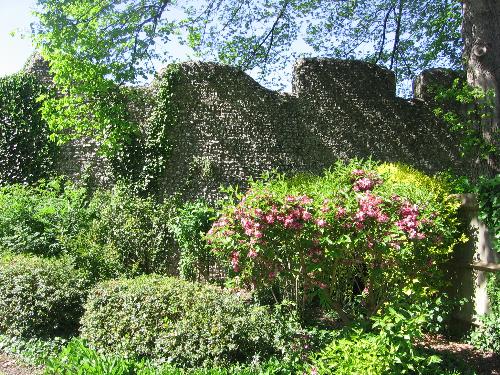 Winchester - A park in central Winchester in the South of England